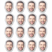 Gepersonaliseerde Gezicht Stickers Custom Photo Fa (Voorkant)