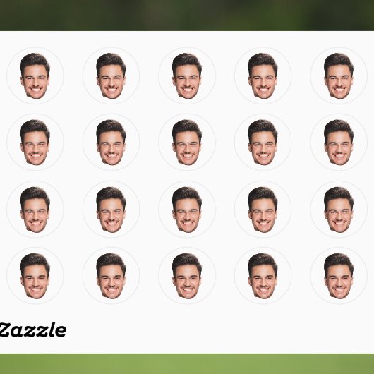 Gepersonaliseerde Gezicht Stickers Foto Aangepaste