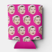 Gepersonaliseerde Gezicht Verjaardag Favorieten Ba Blikjeskoeler (Achterkant)