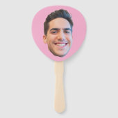 Gepersonaliseerde Gezicht Verjaardag Favorieten Ba Handwaaier (Voorkant)