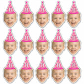 Gepersonaliseerde Gezicht Verjaardag Favorieten Ba Sticker (Voorkant)