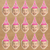 Gepersonaliseerde Gezicht Verjaardag Favorieten Ba Sticker