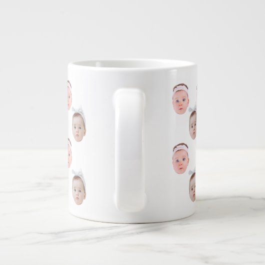 Gepersonaliseerde Gezichtsfoto, Aangepaste Mok Gez (Achterkant)