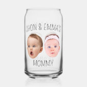 Gepersonaliseerde Gezichtsfoto Kinder, Moederdag G Blikvorm Glas (Voorkant)