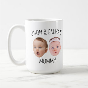 Gepersonaliseerde Gezichtsfoto Mok, Moederdag Gift Koffiemok