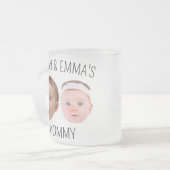 Gepersonaliseerde Gezichtsfoto Mok, Moederdag Gift Matglas Koffiemok (Voorkant links)