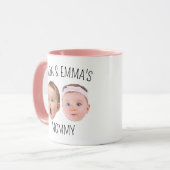 Gepersonaliseerde Gezichtsfoto Mok, Moederdag Gift Mok (Voorkant links)