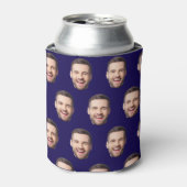 Gepersonaliseerde Gezichtsfoto Verjaardag Favoriet Blikjeskoeler (Blikje Voorkant)