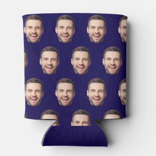 Gepersonaliseerde Gezichtsfoto Verjaardag Favoriet Blikjeskoeler (Achterkant)