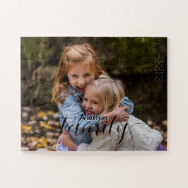 Gepersonaliseerde gezinsfoto-collagepuzzel legpuzzel