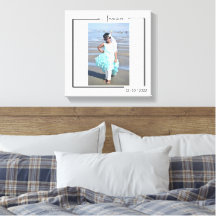 Gepersonaliseerde gezinsfoto en tekst typografie
