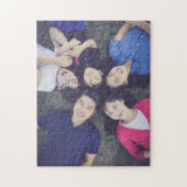 Gepersonaliseerde gezinsfoto legpuzzel (Verticaal)