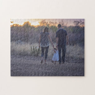 Gepersonaliseerde gezinsfoto legpuzzel