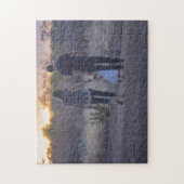 Gepersonaliseerde gezinsfoto legpuzzel (Verticaal)