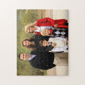 Gepersonaliseerde gezinsfoto legpuzzel (Verticaal)
