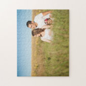 Gepersonaliseerde gezinsfoto legpuzzel (Verticaal)