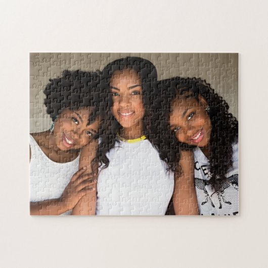 Gepersonaliseerde gezinsfoto legpuzzel (Horizontaal)