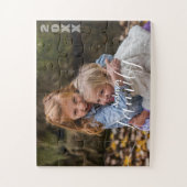 Gepersonaliseerde gezinsfotocollage legpuzzel (Verticaal)