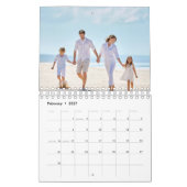 Gepersonaliseerde gezinsfotokalender Aangepaste af Kalender (Feb 2027)