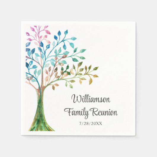 Gepersonaliseerde gezinshereniging - Gepersonalise Servet (Voorkant)