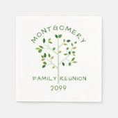 Gepersonaliseerde gezinshereniging - Gepersonalise Servet (Voorkant)