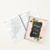 Gepersonaliseerde gezinshereniging met leemten op  notitieboek (Binnen)