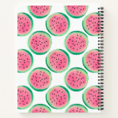 Gepersonaliseerde gezinshereniging met watermeloen notitieboek (Achterkant)