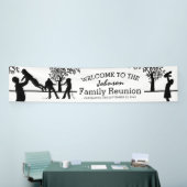 Gepersonaliseerde gezinshereniging spandoek (Beurs)