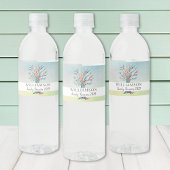 Gepersonaliseerde gezinshereniging - Waterverf van Waterfles Etiket