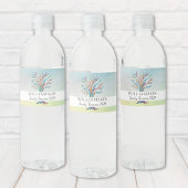 Gepersonaliseerde gezinshereniging - Waterverf van Waterfles Etiket