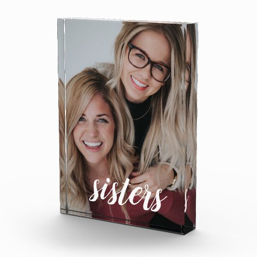 Gepersonaliseerde gezinsleden fotoblokken (Rechts)