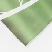 Gepersonaliseerde gezinsmonogram en aangepaste fot fleece deken (Hoek)