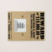 Gepersonaliseerde Gezochte Dood of Alive Jigzaag P Legpuzzel (Horizontaal)