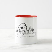 Gepersonaliseerde gezoete cadeaus voor Dochter Mok (Midden)