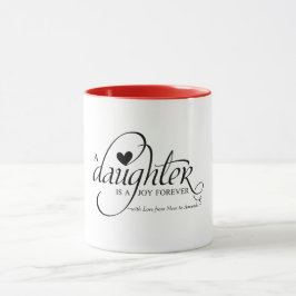 Gepersonaliseerde gezoete cadeaus voor Dochter Mok