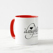 Gepersonaliseerde gezoete cadeaus voor Dochter Mok (Voorkant links)