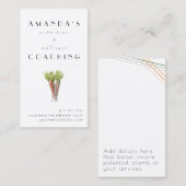 Gepersonaliseerde gezondheid en wellness Visitekaa Visitekaartje (Voorkant / Achterkant)