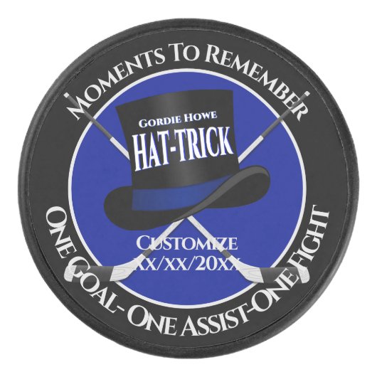 Gepersonaliseerde GH Pet Trick Hockey Puck (Voorkant)