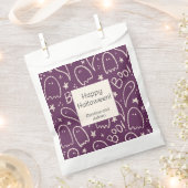 Gepersonaliseerde Ghosts Spooky Halloween gunsttas Bedankzakje (Geknipt)