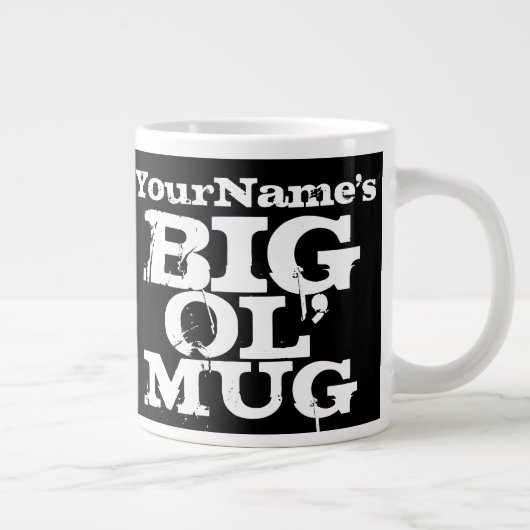 Gepersonaliseerde Giant Big Ol' Mok Jumbo Koffie M (Rechts)