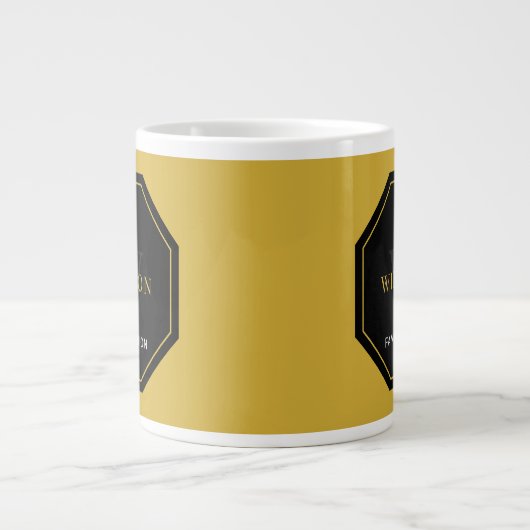 Gepersonaliseerde Giant Coffee-Mok voor gezinshere Grote Koffiekop (Voorkant)