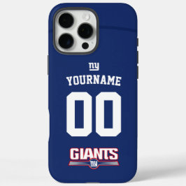 Gepersonaliseerde Giants Jersey Amerikaans Footbal iPhone 16 Pro Max Hoesje