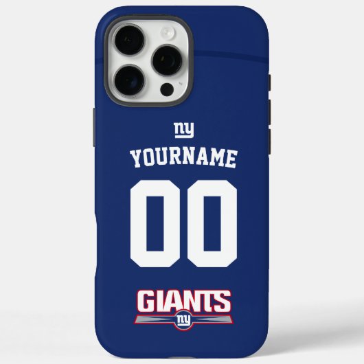 Gepersonaliseerde Giants Jersey Amerikaans Footbal Case-Mate iPhone Case (Achterkant)