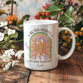 Gepersonaliseerde Gift Boho Be The Energy Inspirat Koffiemok