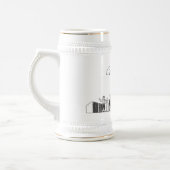 Gepersonaliseerde Gift Dallas Skyline Beer Stein Bierpul (Links)