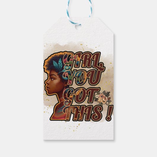 Gepersonaliseerde Gift Labels – Meisje, je hebt di Cadeaulabel (Achterkant)