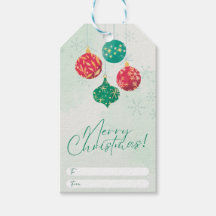 Gepersonaliseerde Gift Labels, Merry Christmas Gif