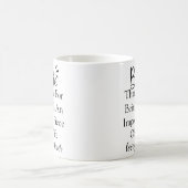 Gepersonaliseerde Gift Quote voor Vrouwen Beste Vr Koffiemok (Center)