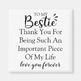 Gepersonaliseerde Gift Quote voor Vrouwen Beste Vr Magneet