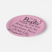 Gepersonaliseerde Gift Quote voor Vrouwen Beste Vr Papieren Bordje (Gekanteld)